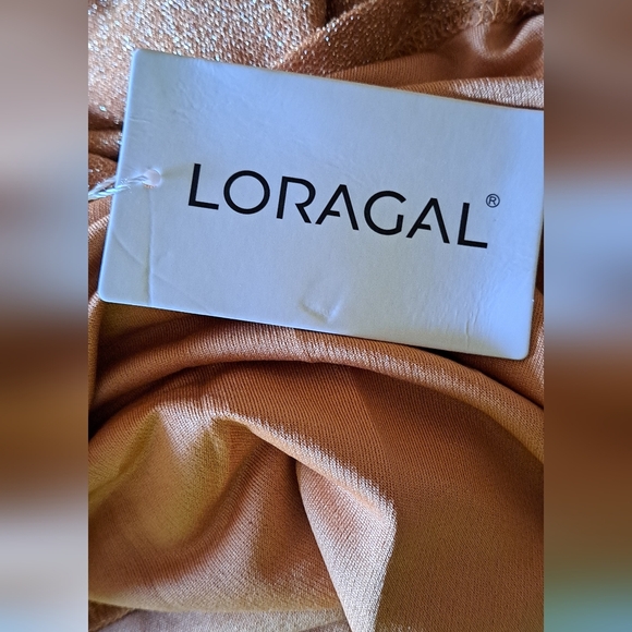 Bodycon Dress Sz M & Sz S Sequin Sparkle Long Sleep Deep Gathered Back - Picture 12 of 15